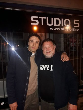 Lukáš Bech - natačení Rapl II(představitel Létající Čestmír)