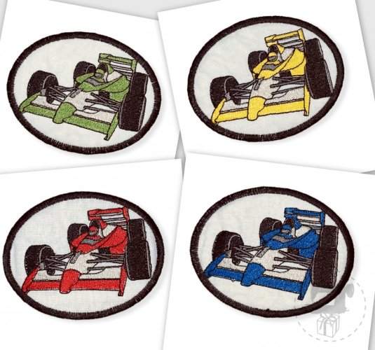Nažehlovačka formule - Barva: červená