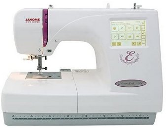 Janome MC 350E, vyšívací stroj na malé projekty.